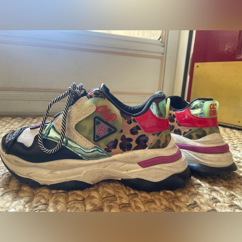 CLDB Colorful Women's Sneaker Shoes Low Top Lace Up (Size40)
